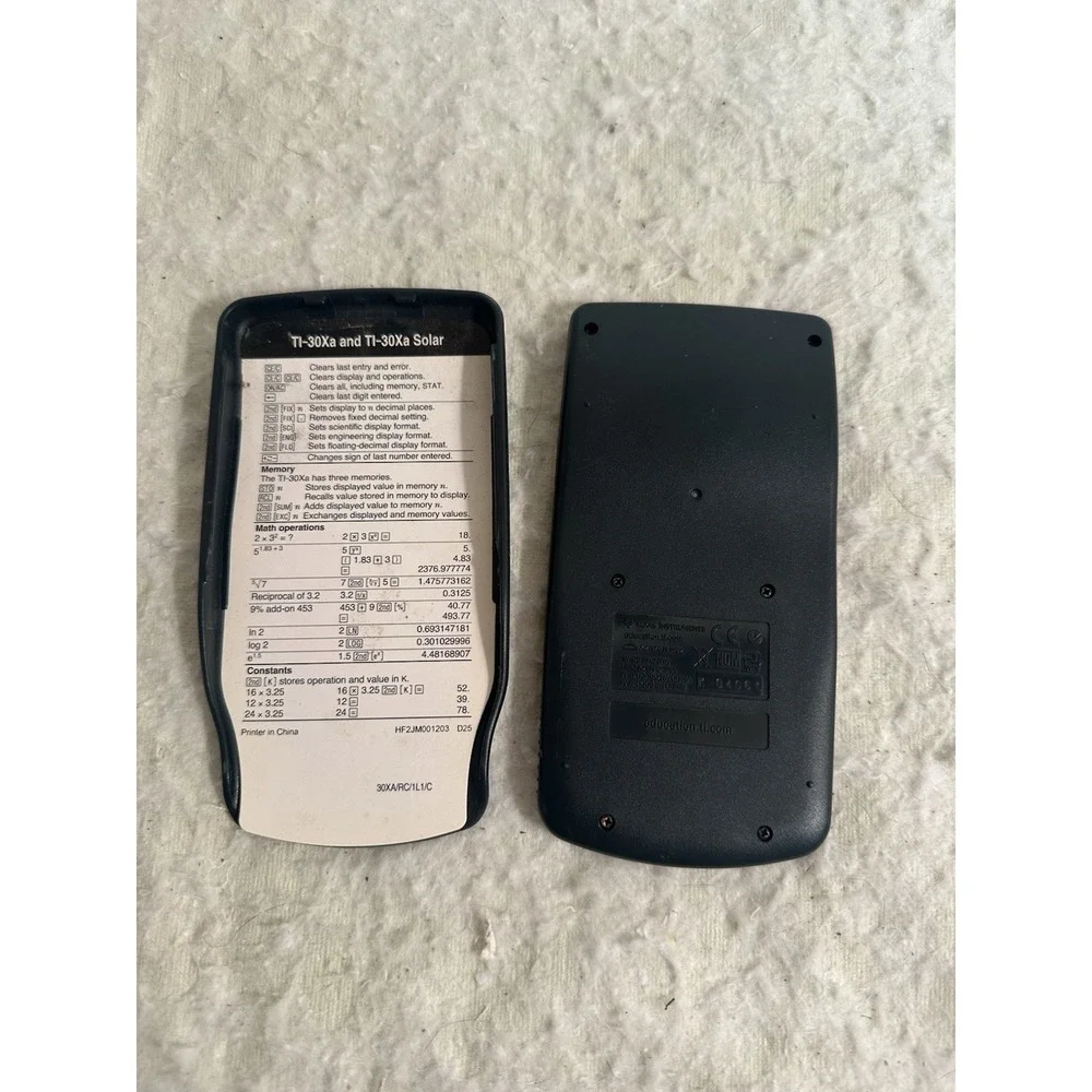Texas Instruments TI-30Xa Scientific Calculator - With Cover